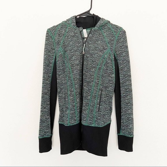 LULULEMON Daily Practice Jacket Spacebone Size 4 - Picture 3 of 13